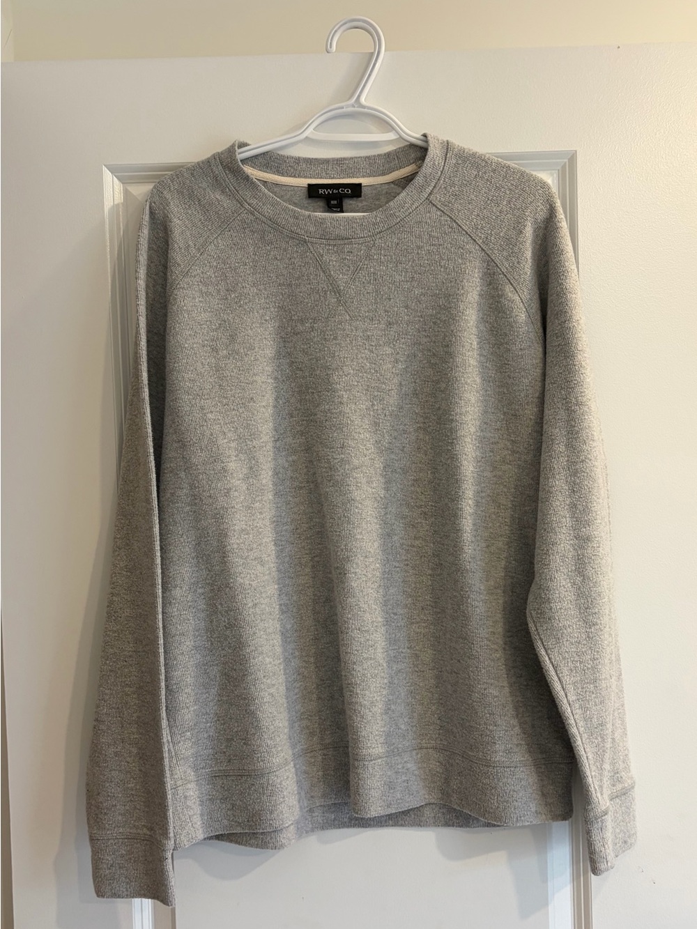 RW&CO. Light Gray Men's Crewneck Sweater